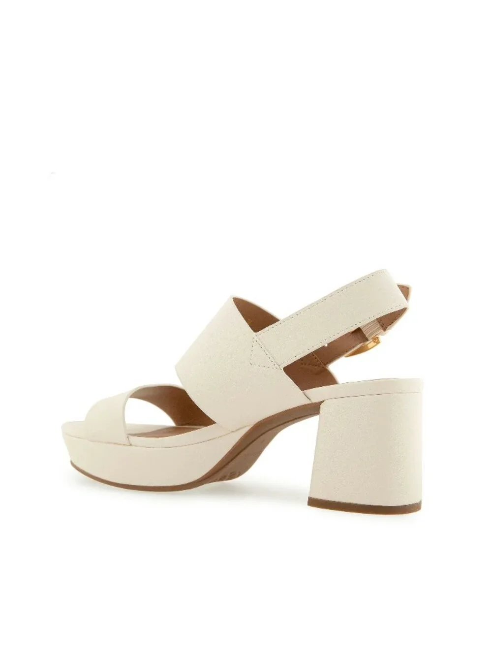 Aerosoles Women's Camera Open Toe Platform Ivory Sandals Size 8.5 NWOB